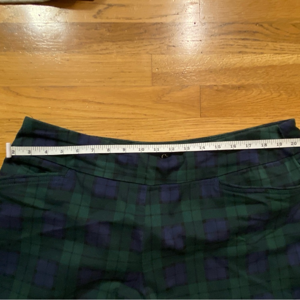 Plaid Green and Blue Croft and Barrow Pants - Picture 9 of 12